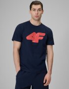4F Tricou regular cu imprimeu pentru bărbați - M
