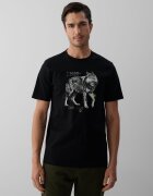 4F Tricou regular cu imprimeu pentru bărbați - S