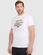 4F Tricou regular cu imprimeu pentru bărbați - M