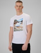 4F Tricou regular cu imprimeu pentru bărbați - S