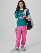 4F Tricou regular cu imprimeu pentru fată - verde 146