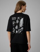 4F Tricou regular cu imprimeu pentru femei - M
