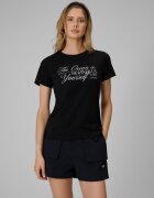 4F Tricou regular cu imprimeu pentru femei - XS