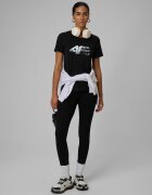 4F Tricou regular cu imprimeu pentru femei - XS