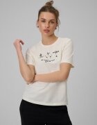4F Tricou regular cu imprimeu pentru femei - L