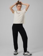 4F Tricou regular cu imprimeu pentru femei - L