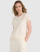 4F Tricou regular cu imprimeu pentru femei - XS