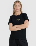4F Tricou regular cu imprimeu pentru femei - XS