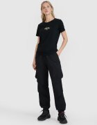4F Tricou regular cu imprimeu pentru femei - XS