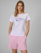 4F Tricou regular cu imprimeu pentru femei - XS