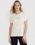4F Tricou regular cu imprimeu pentru femei - XS