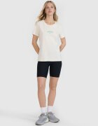 4F Tricou regular cu imprimeu pentru femei - XS