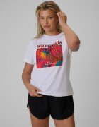 4F Tricou regular cu imprimeu pentru femei - XS