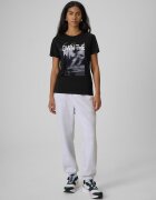 4F Tricou regular cu imprimeu pentru femei - XS