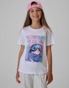 4F Tricou regular cu imprimeu pentru fete - 122
