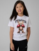 4F Tricou regular cu imprimeu pentru fete - 134