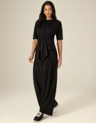 4F Tricou regular cu legare pentru femei - S