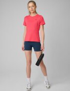 4F Tricou regular de antrenament cu uscare rapidă pentru femei - roșu XS