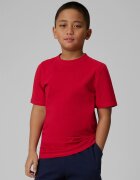 4F Tricou regular simplu pentru băieți - roșu 140