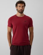 4F Tricou regular simplu pentru bărbați - burgundy S