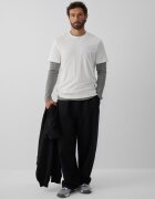 4F Tricou regular simplu pentru bărbați - crem S