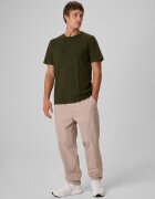 4F Tricou regular simplu pentru bărbați - kaki S