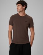4F Tricou regular simplu pentru bărbați - maro L