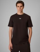 4F Tricou regular simplu pentru bărbați | Robert Lewandowski - maro XL