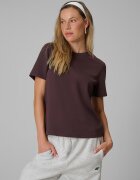 4F Tricou regular simplu pentru femei - maro M