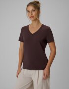 4F Tricou regular simplu pentru femei - maro XS