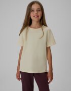 4F Tricou regular simplu pentru fete - crem 164