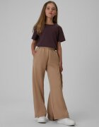 4F Tricou regular simplu pentru fete - maro 140