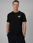 4F Tricou regular unicolor pentru bărbați - S