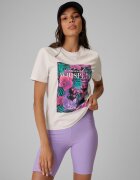 4F Tricou relaxed cu imprimeu damă - XS