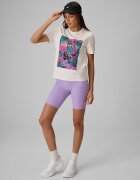 4F Tricou relaxed cu imprimeu damă - XS