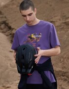 4F Tricou relaxed cu imprimeu pentru bărbați - M