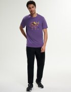 4F Tricou relaxed cu imprimeu pentru bărbați - M