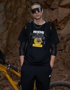 4F Tricou relaxed cu imprimeu pentru bărbați - L