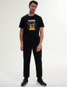 4F Tricou relaxed cu imprimeu pentru bărbați - L