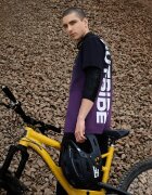 4F Tricou relaxed cu imprimeu pentru bărbați - L