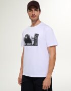 4F Tricou relaxed cu imprimeu pentru bărbați - L