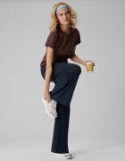 4F Tricou slim cu fronseu pentru femei - maro M