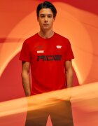 4F Tricou slim cu imprimeu pentru bărbați - roșu L
