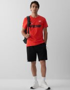 4F Tricou slim cu imprimeu pentru bărbați - roșu L
