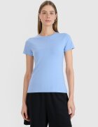 4F Tricou slim cu imprimeu pentru femei - XS