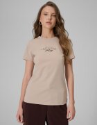 4F Tricou slim cu imprimeu pentru femei - XS