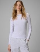 4F Tricou slim cu mânecă lungă unicolor pentru femei - XL