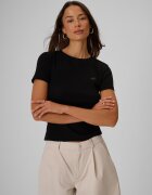 4F Tricou slim rib pentru femei - L