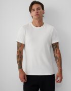 4F Tricou slim simplu pentru bărbați - crem L