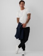 4F Tricou slim simplu pentru bărbați - crem L